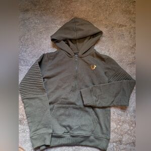 Kid's True Religion Olive Zip-Up Hoodied